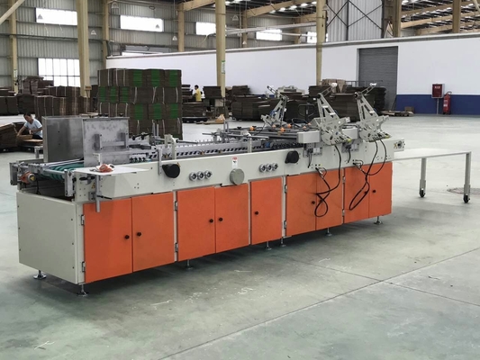 Kasten des Karton-300g/M2, der Maschinen-elektrische gefahrene Orange für gewölbten Kasten klebt