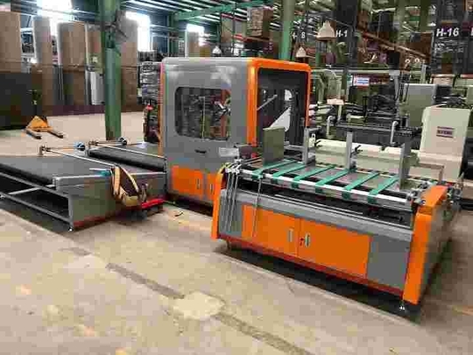 70m/min runzelte automatische faltende klebende Maschine 18KW 380V Karton-Kasten Gluer